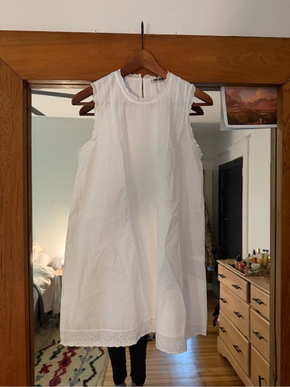 Ciao Lucia EBBA WHITE EMBROIDERED COTTON DRESS
